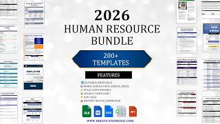 2026 Human Resource Bundle: 200+ HR Templates for Small Business & HR Departments | HR Toolkit