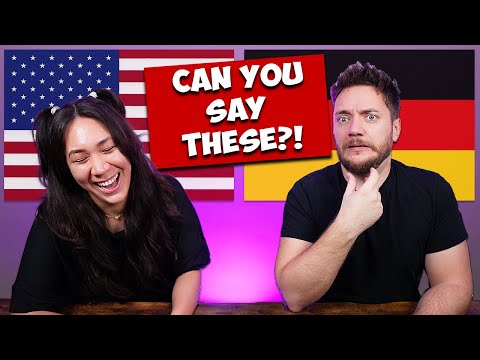 GERMAN vs Hard English TONGUE TWISTERS