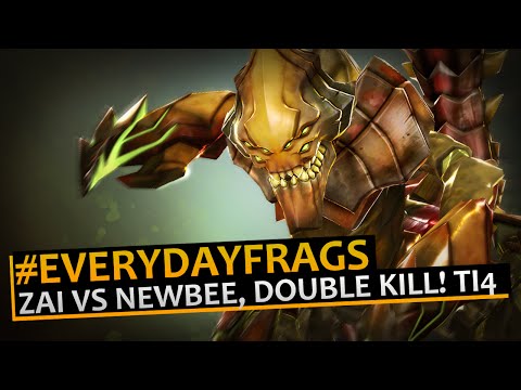 Zai (Sand King) vs Newbee, DOUBLE KILL! #TI4