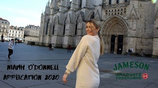 Jameson Graduate Programme Application 2020 | Niamh O'Donnell