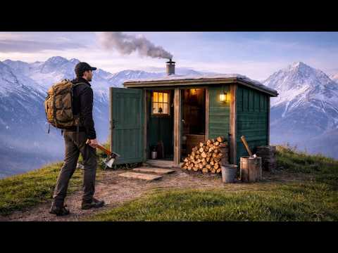 Alone on the Mountain | My Off-Grid Cabin Survival