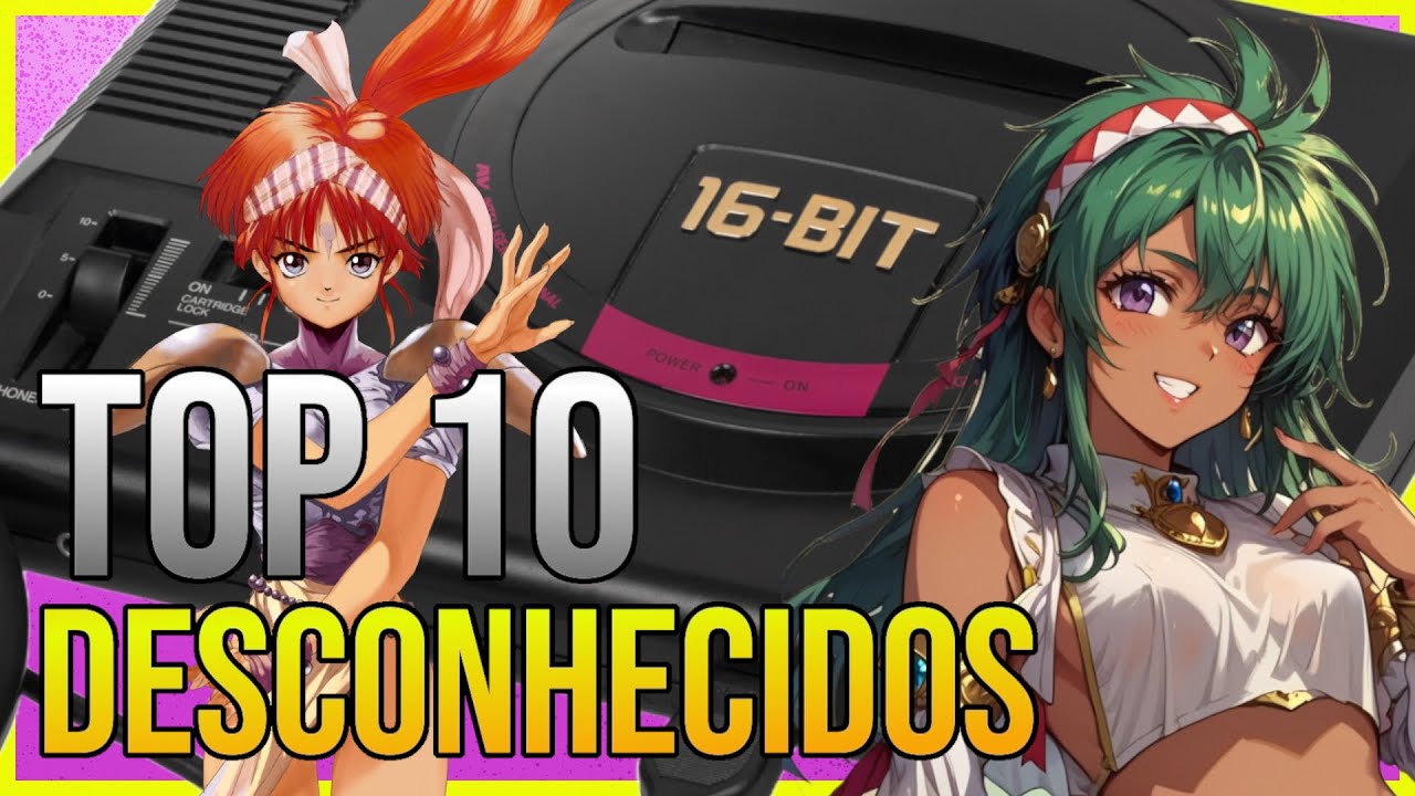 Top 10 jogos DESCONHECIDOS do Mega Drive