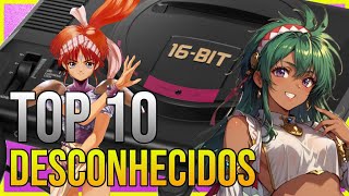 Top 10 jogos DESCONHECIDOS do Mega Drive