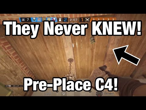 Amazing Pre-Place Nitro Cell! Rainbow Six Siege C4 Placement