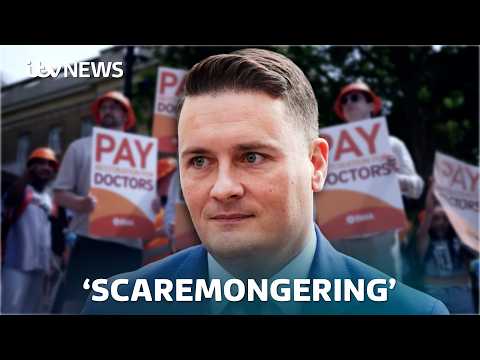 'Utterly irresponsible': BMA accuses Streeting of scaremongering over doctor strike | ITV News