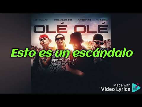 AriBeatz, Yandel, LIT killah, Ronaldinho - Olé Olé (vídeo Lyrics) @yandel @aribeatz44