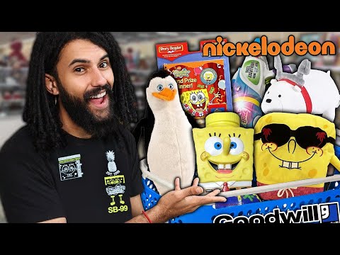 I Went To EVERY Thrift Store In My Area Hunting For Vintage Nickelodeon Merch!! *SO MANY FINDS!*