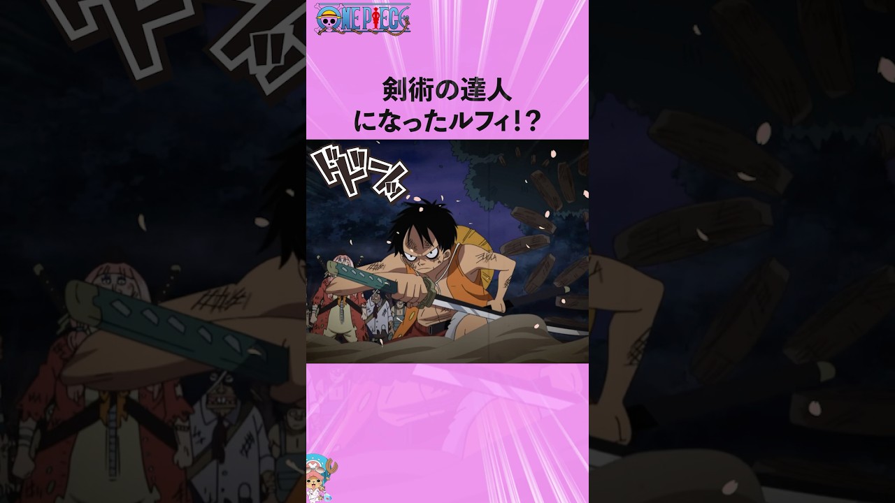 剣術の達人になったルフィ！？#onepiece #ワンピース #アニメ #雑学