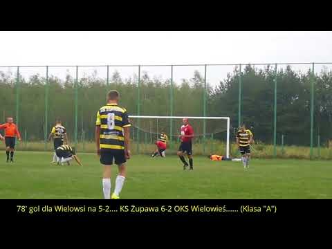 KS Żupawa - OKS Wielowieś (gol dla Wielowsi na 5-2) Klasa "A" 03.09.2017
