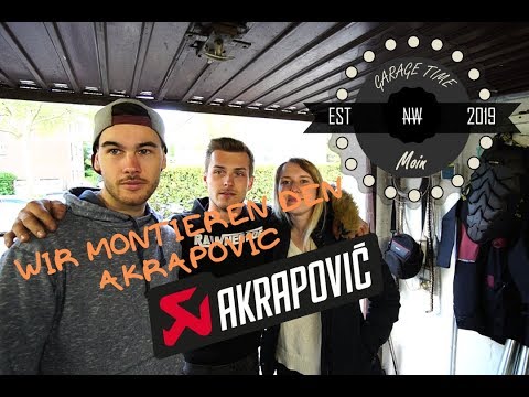 WIR MONTIEREN DEN AKRAPOVIC 😅 | GarageTime