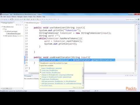 Java Data Sci Soltn Big Data Visualizatn Detecting Tokens Using Java| packtpub com