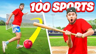 Playing 100 Sports in 24 Hours Challenge!