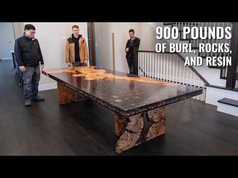 900 Pounds of Burl, Rocks, & Resin