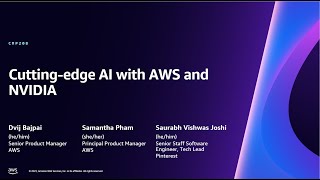 Download the video "AWS re:Invent 2023 - Cutting-edge AI with AWS and NVIDIA (CMP208)"