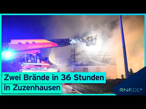 Zufall? Innerhalb von 36 Stunden brannte es am Wochenende zwei Mal in Zuzenhausen