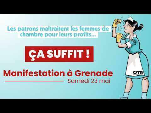 Soutien aux femmes de chambre en lutte à Grenade : manifestation le 23 mai !