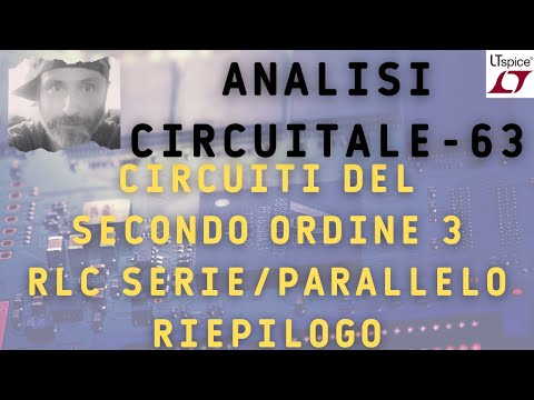 Analisi circuitale 63 - Circuiti del secondo ordine 3 - Riepilogo RLC serie e parallelo