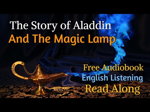 , title : 'Aladdin Audiobook | English Listening Practice | Aladdin & the Magic Lamp with Subtitles, Pt 1 of 2'