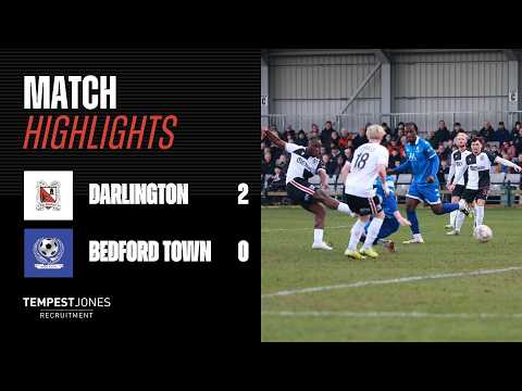 Highlights: Darlington 2-0 Bedford Town - National League North