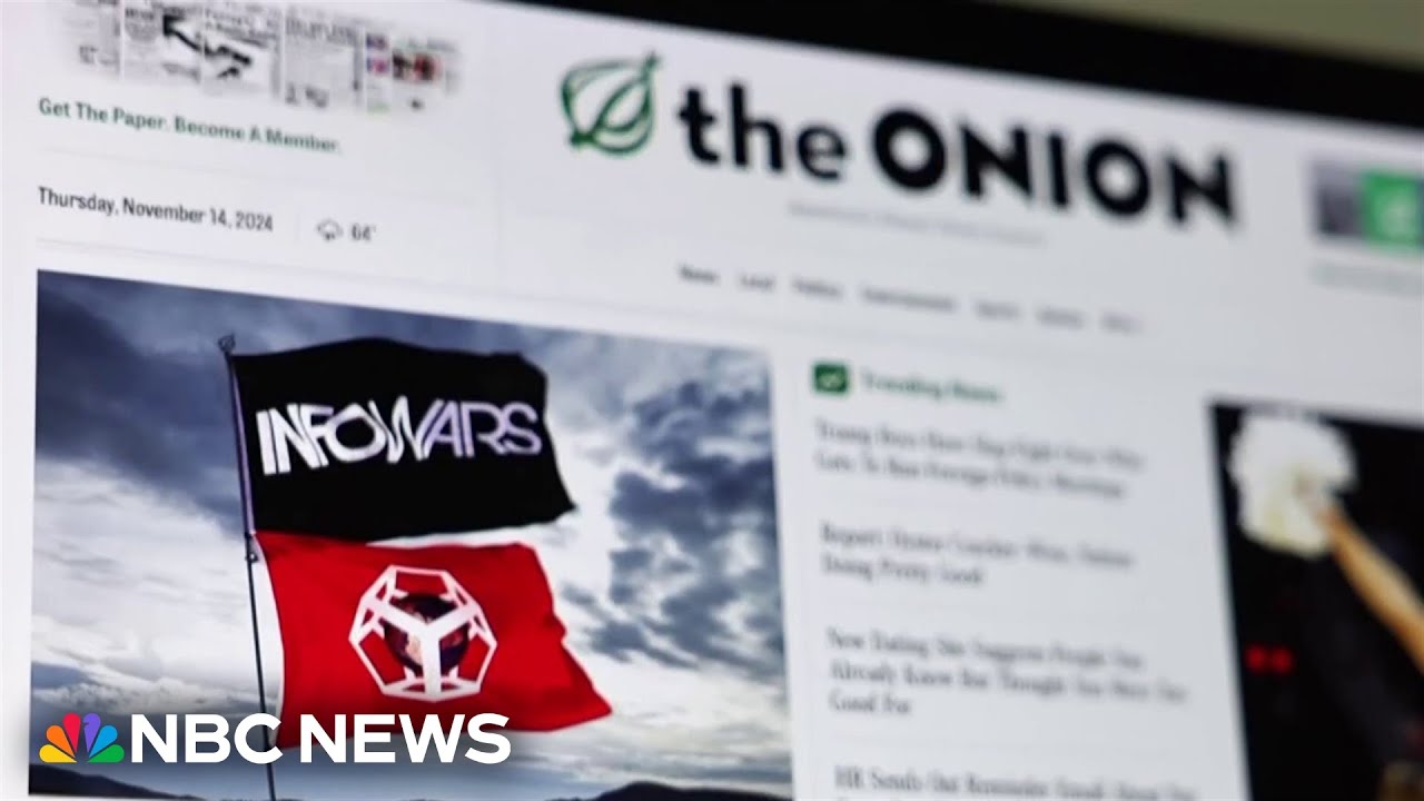 The Onion relaunches InfoWars with new plan to take over Alex Jones' platform