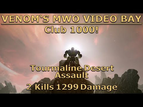 MWO - Club 1000! 2 Kills 1299 Damage with CP-S! Working their backs!
