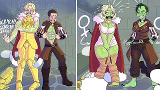 From Knight to Maiden ! | TG TF Comic Dub 73