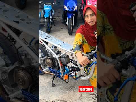 Emak keren banget tes suara motor drag-nya! Suaranya bikin merinding! 🔥🏍️