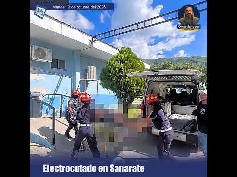 Electrocutado en Sanarate