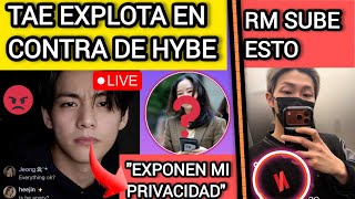 Download lagu 🚨TAE RESPONDE A MIN HEE JIN Y LE DICE ESTO POR IG😡RM SUBE ESTO😭noticiasdebtsreciente  mp3