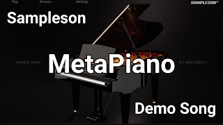 Video thumbnail for Sampleson - MetaPiano - Demo Song by felice music labs