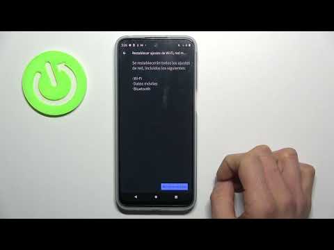 Cómo restaurar ajustes de WiFi en MOTOROLA Moto G41 - solucionar problemas de WiFi