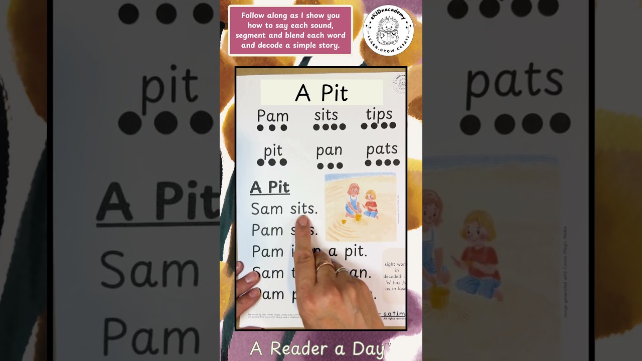 A Reader A Day #7 - A Pit - Decodable Reader