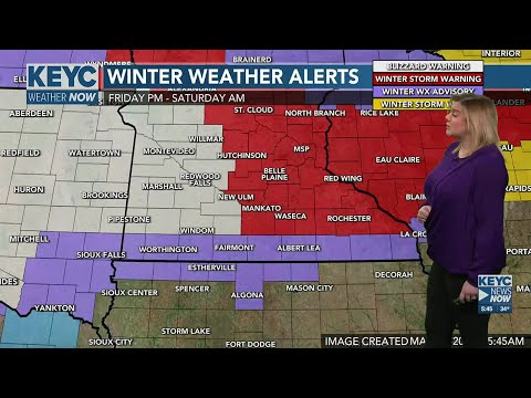 KEYC News Now This Morning Forecast Update 3-31-2023 - clipped version