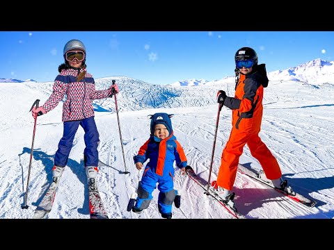 Diana and Roma Go on Ski Vacation in the French Alps - Family Fun Trip