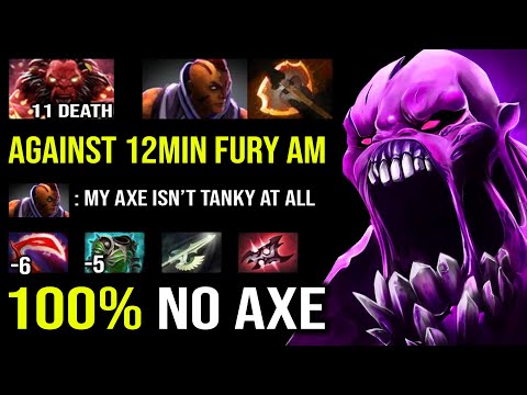 100% Deleted Axe Like a Creep - Max Damage AC Desolator Lifestealer Vs 12Min Battle Fury AM DotA 2
