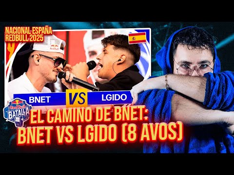 BNET ENTRA ESTALLANDO A LGIDO 🌋 *8AVOS DE FINAL* #REDBULLBATALLA 2025 🇪🇸  Reacción
