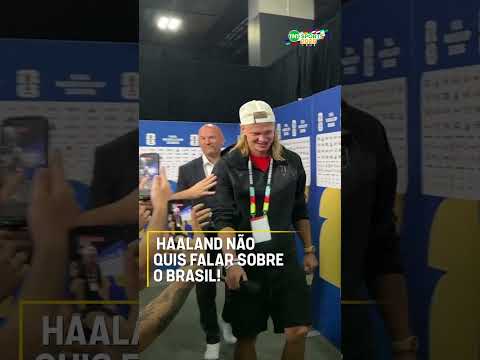 SILÊNCIO APÓS CLASSIFICAÇÃO! Haaland NÃO FALOU e não quis mandar uma mensagem para o Brasil #shorts