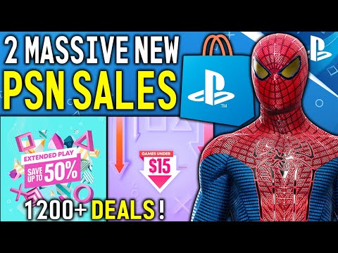 2 BIG NEW PSN SALES LIVE NOW! 1200+ Cheap PS4/PS5 Deals (PSN Extended Play + Games UNDER $15 Sales)