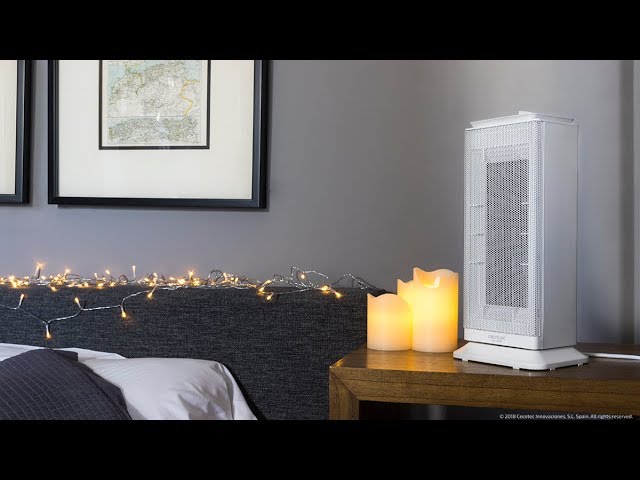 Calefattore elettrico Cecotec Ready Warm 6200 Ceramic Sky 2000W oscillazione silenzioso video