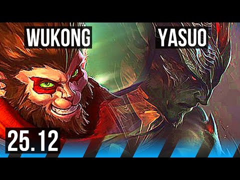 WUKONG vs YASUO (MID) | KR Master | 25.12