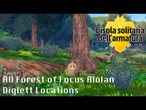 Dove trovare tutti i diglett del Bosco concentrazione - Tutorial Pokemon isola dell'armatura