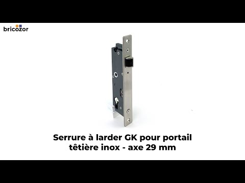 Serrure à larder pour portail et portillon battants - série GK TIRARD