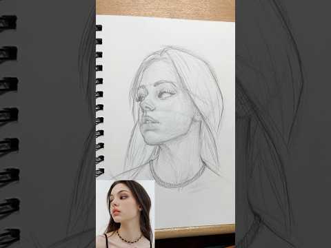 How I draw a face in this angle