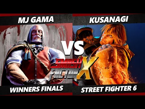 Smash Factor X Winners Finals - MJ_Gama (JP) Vs. KUSANAGI (Ken) Street Fighter 6 - SF6