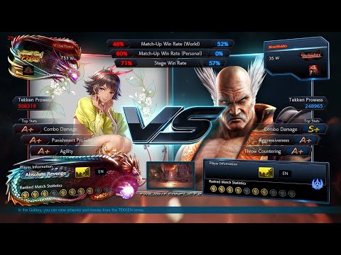 Tekken 7 | ZeeThanos (Josie) VS Blood Shades (Heihachi) |Rank Match|