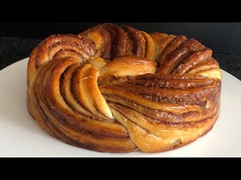 Recette de la brioche tressée/Babka aux spéculoos et noisettes