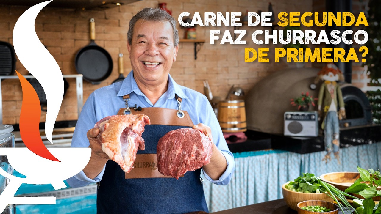 Carne de segunda churrasco de primeira