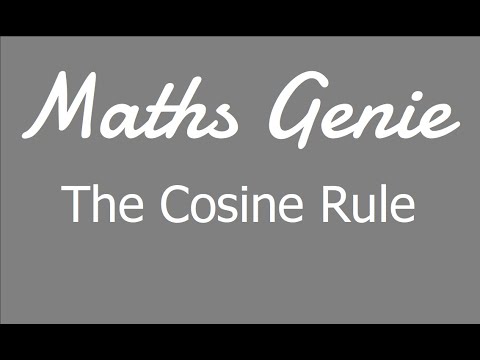 The Cosine Rule