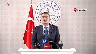 Milli Eğitim Bakanı Tekin Okullarda Alınacak Güvenlik Tedbirlerini Açıkladı