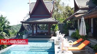 Baan Thai Surin Hill | Luxury Hilltop Paradise 4 bedroom Pool Villa for Sale